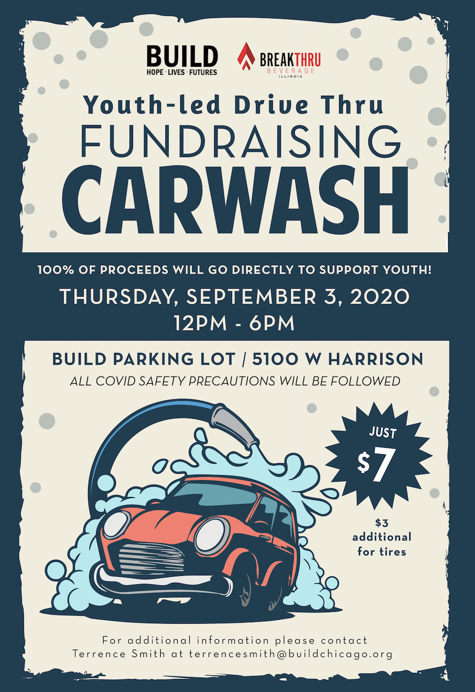 Youth-led Fundraising CARWASH! - BUILD, Inc.